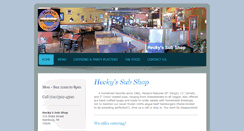 Desktop Screenshot of heckyssubshop.com