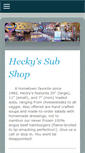 Mobile Screenshot of heckyssubshop.com